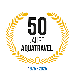 aquatravel 50jahre badge