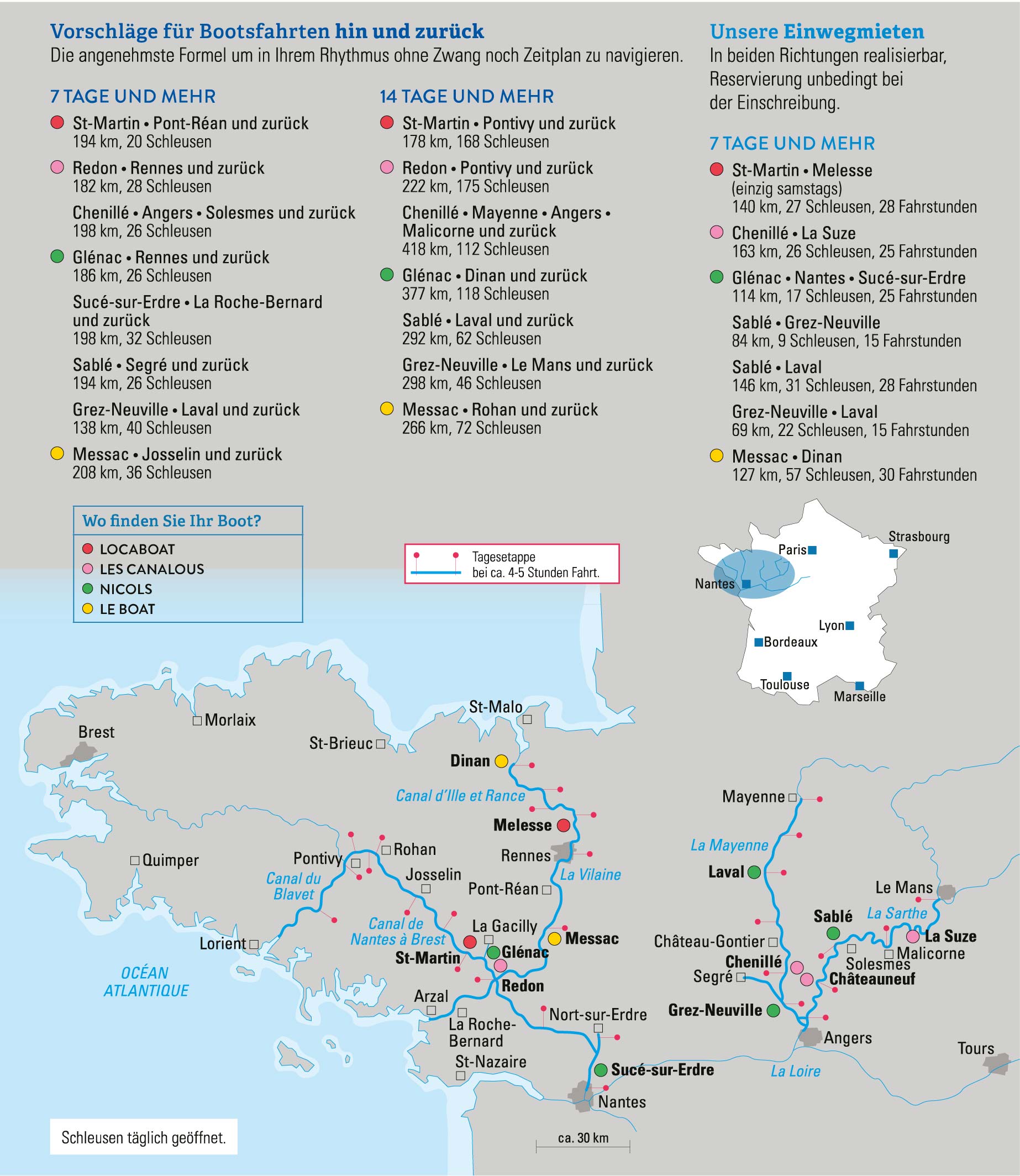 CARTE Bretagne et Anjou DE
